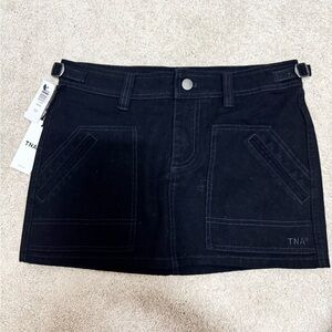 Aritzia TNA Black Mini Skirt